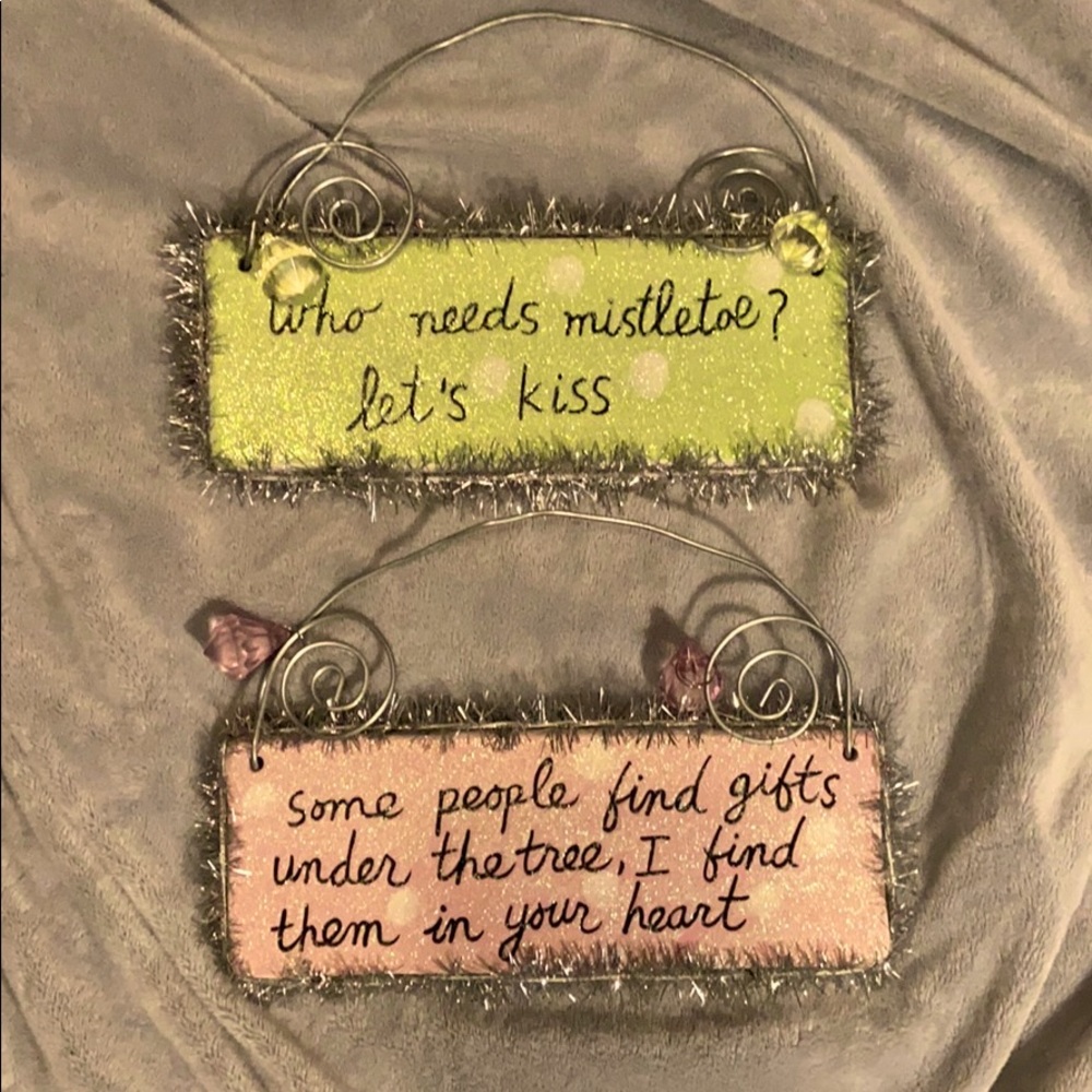 Mini Christmas Decorations/Wall Hangings/Plaques